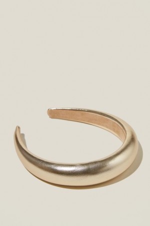 Cotton On Paris Padded Headband Women's Hair Accessories Metal Silver | irCuyclpNKi