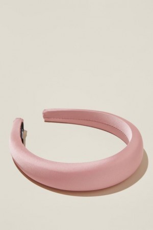 Cotton On Paris Padded Headband Women's Hair Accessories Pink | Yoh1EB3xojA