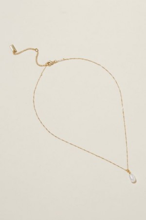 Cotton On Pendant Necklace Women's Jewellery Gold | a4VoTs29CLL