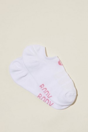 Cotton On Performance No Show Women's Socks White | oALyFMiQdcA