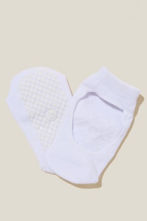 Cotton On Performance Plie Women's Socks White | vvyWNyL1b5n