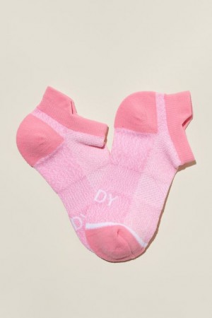 Cotton On Performance Running Women's Socks Pink | KvAnRfPmUuM