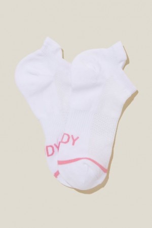 Cotton On Performance Running Women's Socks White | 2Y20aOo3SSH