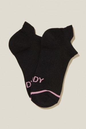 Cotton On Performance Running Women's Socks Black | 9NSMWOWlQLM