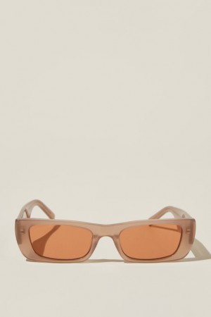Cotton On Perry Square Women's Sunglasses Brown | SYLpbbCWBe1