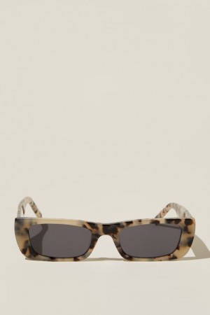 Cotton On Perry Square Women's Sunglasses Cream | K9IKV7nHOTh