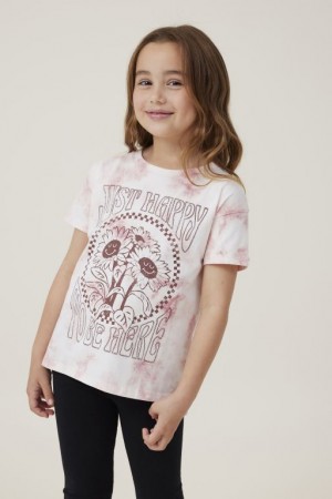 Cotton On Pippy Short Sleeve Girls' T Shirts Marshmallow | oG65vnpmJfO