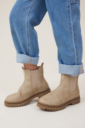 Cotton On Pull On Gusset Girls' Boots Grey | VLvTOFN26bZ