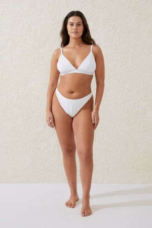Cotton On Refined High Side Brazilian Women's Bikini Bottoms Cream | 7qCuSVE4xTj