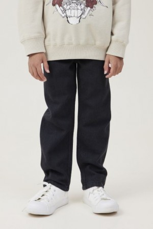 Cotton On Regular Fit Boys' Jeans Black | iTwkGEfVIsT