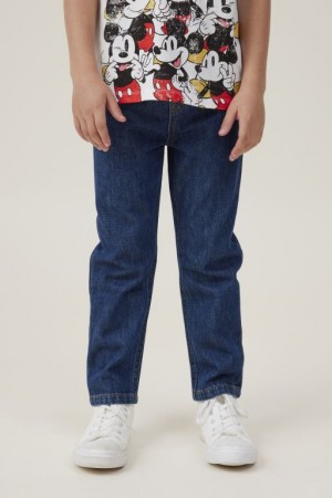 Cotton On Regular Fit Boys' Jeans Dark Blue | O2A4PunYvEz