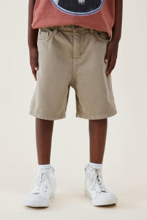 Cotton On Regular Fit Boys' Shorts Grey | 0iG5pdfxFOn
