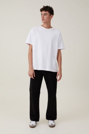 Cotton On Relaxed Boot Cut Men's Jeans Black | 1KbGgtYn9OG