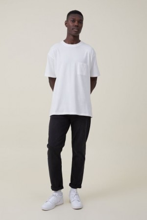 Cotton On Relaxed Tapered Jean Men's Pants Black | Vp45WqOIfiw