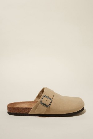 Cotton On Rex Buckle Mule Women's Sandals Brown | WiEuaKsqKdL