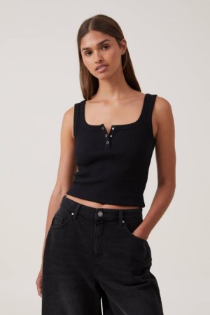 Cotton On Rory Henley Women's Tanks Black | Bw5S003DI6X