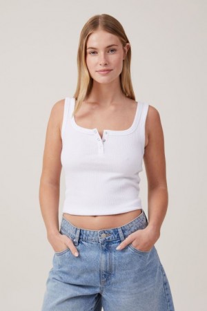 Cotton On Rory Henley Women's Tanks White | Ct7Kha9fKbP