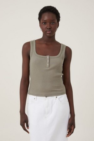 Cotton On Rory Henley Women's Tanks Woodland | sVOtCegx8Bs