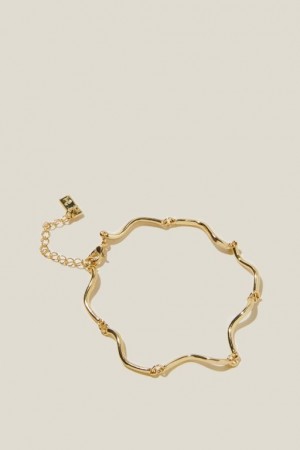 Cotton On Single Bracelet Women's Jewellery Gold | PgCPJnGS3oV
