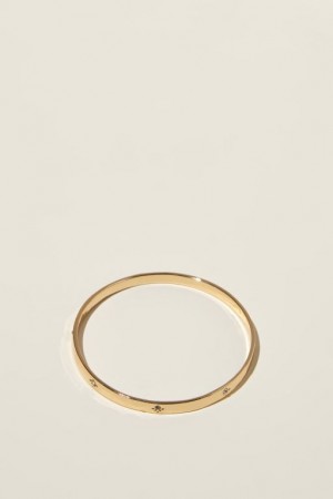 Cotton On Single Bracelet Women's Jewellery Gold | pS3KB5565fw
