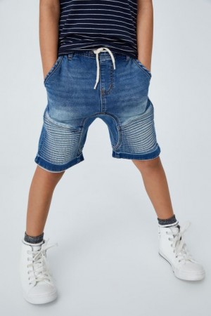 Cotton On Slouch Fit Boys' Shorts Blue | mM6BFag9GJq