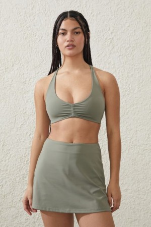 Cotton On Smoothing Movement Skirt Women's Shorts Khaki | 6IIhBH8nmFu