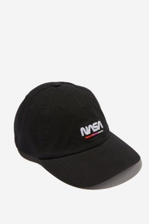 Cotton On Special Edition Dad Men's Caps Black / White | RRSyLj3yTk7