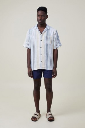 Cotton On Stretch Swim Men's Shorts Navy | P0PPd8aOL7L