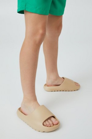Cotton On Sunny Beach Slide Girls' Sandals Semolina | vopYoaZSDR8