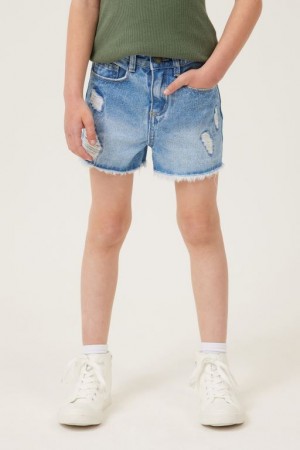 Cotton On Sunny Denim Girls' Shorts Wash | dHBEqMvKneV