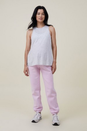 Cotton On Tank V2 Women's Maternity Wear Grey | asUaKCULxsB