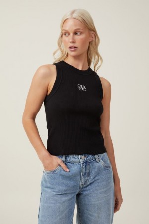 Cotton On The 91 Graphic Women's Graphic T-Shirts Black | gqDAvDLcSEc