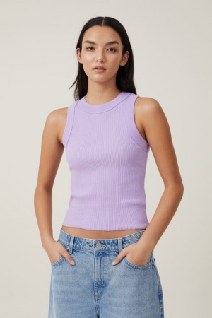 Cotton On The 91 Women's Tanks Purple | Gq33gcPN2KZ