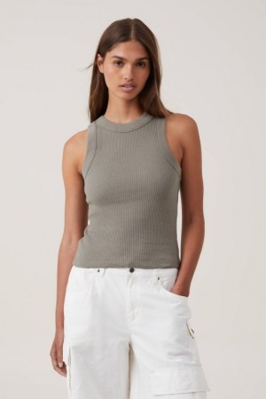 Cotton On The 91 Women's Tanks Woodland | kesaRvvT4kT