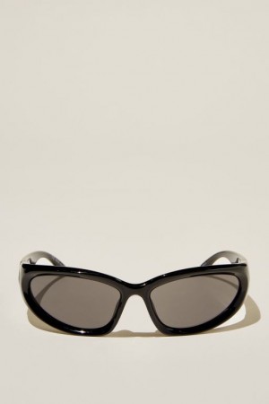 Cotton On The Millenium Men's Sunglasses Black / Black | gNU2z226xME