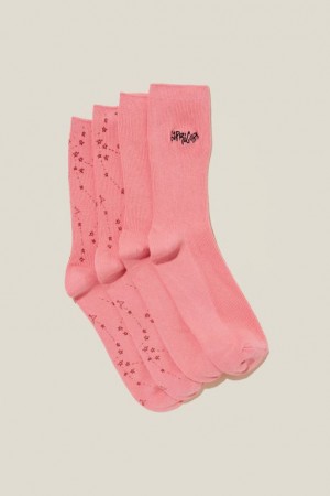 Cotton On The Perfect Pair Crew 2Pk Women's Socks Capricorn | 8Ii7ZOJTywp