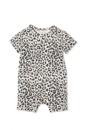 Cotton On The Short Sleeve Baby Rompers Caramel | vUntf0OMej3