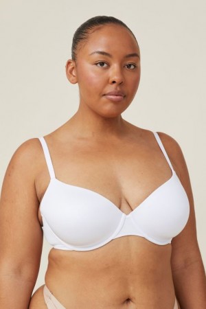 Cotton On Ultimate Comfort Full Coverage Women's Bras White | 8ykte8D1THR