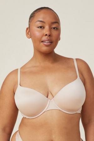 Cotton On Ultimate Comfort Full Coverage Women's Bras Frappe | 5WkE6lxF7WH