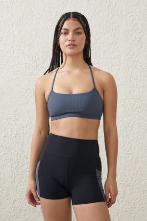 Cotton On Ultra Luxe Pocket Shortie Women's Shorts Black / Grey | 7ulDrzXQr8c