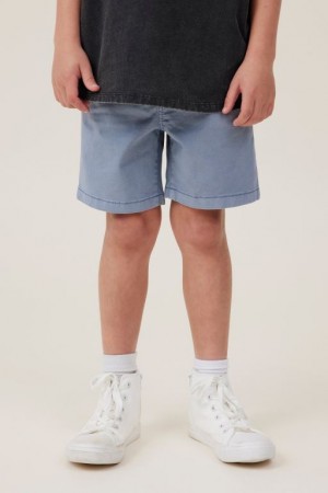 Cotton On Will Chino Boys' Shorts Blue | 7XbAJIP4STv