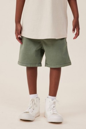 Cotton On Will Chino Boys' Shorts Green | iiqKPgmouLx