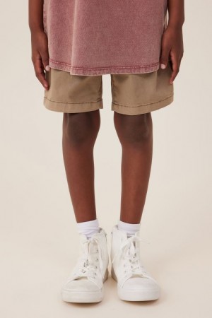 Cotton On Will Chino Boys' Shorts Grey | WT9VBrCFjtO