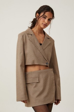 Cotton On Wrap Suiting Mini Women's Skirt Micro | JuyZQlQOSUI