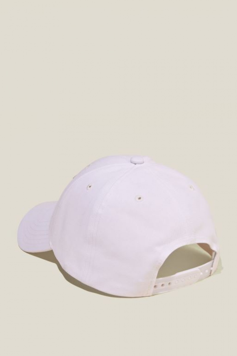 Cotton On 6 Panel Ball Men's Caps White | mQy1dEz8JzI