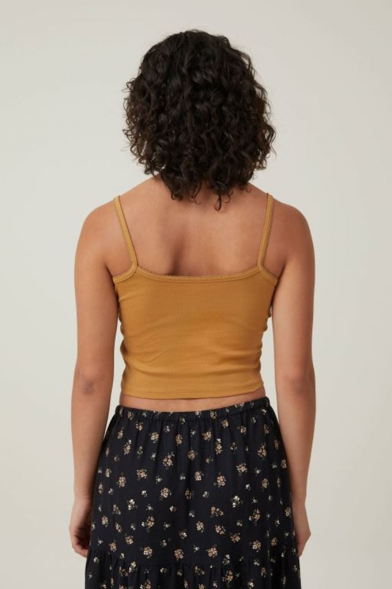 Cotton On 90 S Graphic Strappy Cami Women's Graphic T-Shirts Brown | Ngug7aM3VYy