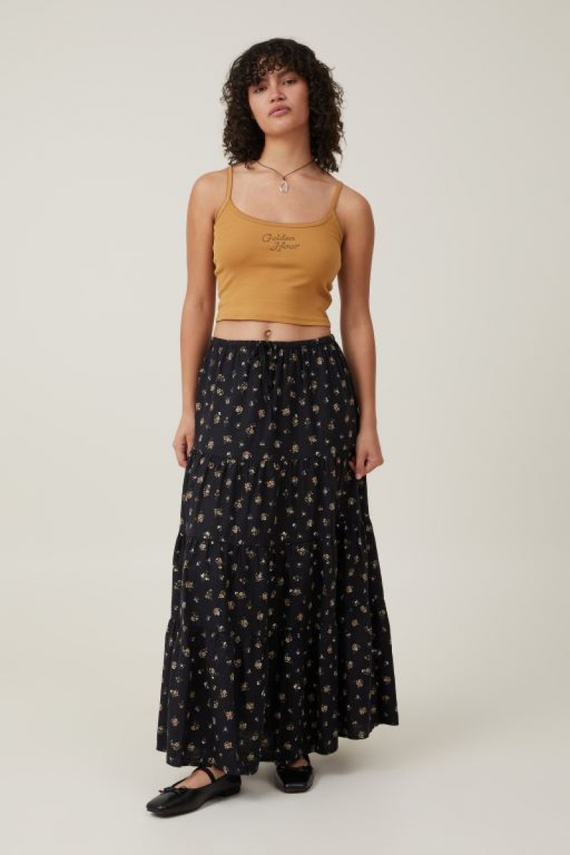 Cotton On 90 S Graphic Strappy Women's Cami Brown | BPoCj0up6KD