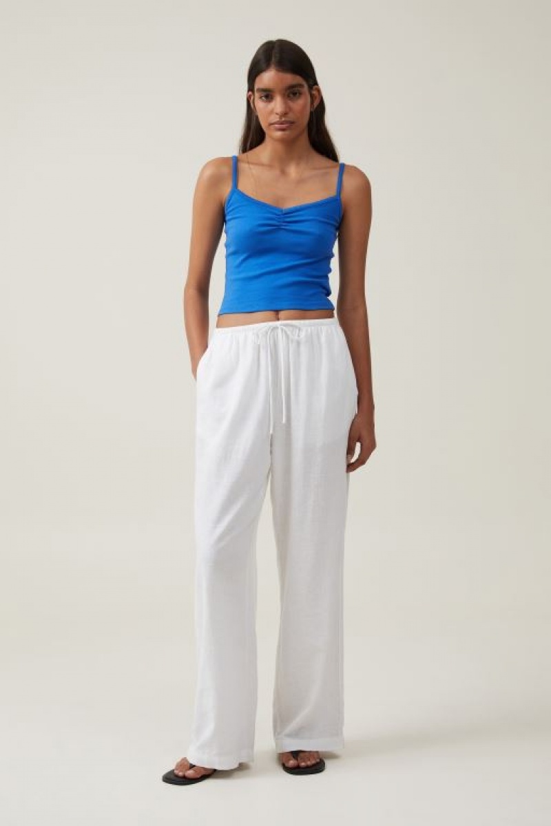 Cotton On 90 S Strappy Women's Cami Blue | bFhh3hchl77