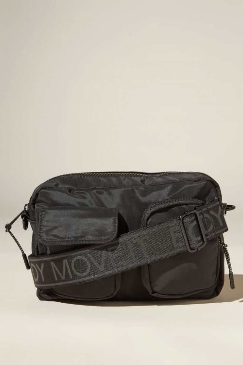 Cotton On Active Crossbody Women\'s Bags Black | UQlyUDIN6bC