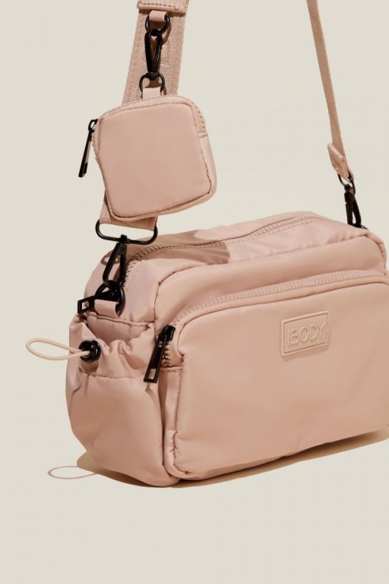 Cotton On Active Essentials Crossbody Women's Bags Light Yellow | vXkwTjEvptH